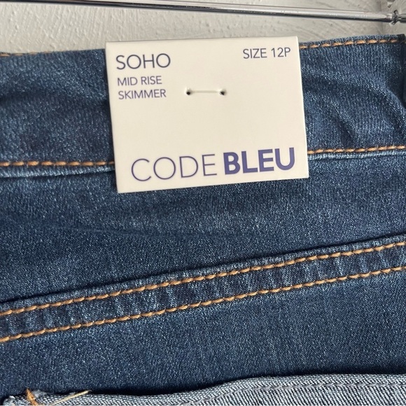 Code Bleu Jean Mid-Rise Soho mid rise skimmer NWT size 12 petite - Picture 6 of 11